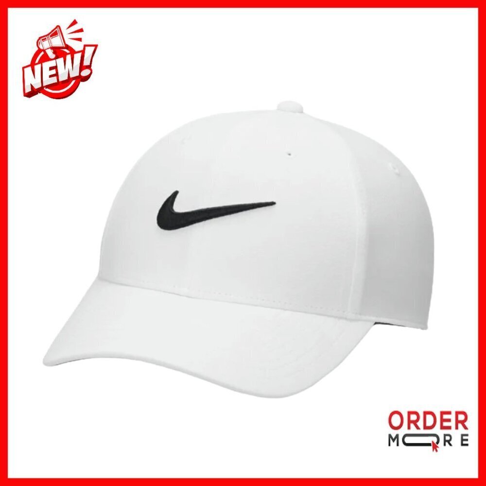 Adjustable Golf Cap Moisture Wicking Polyester Hook Loop Closure